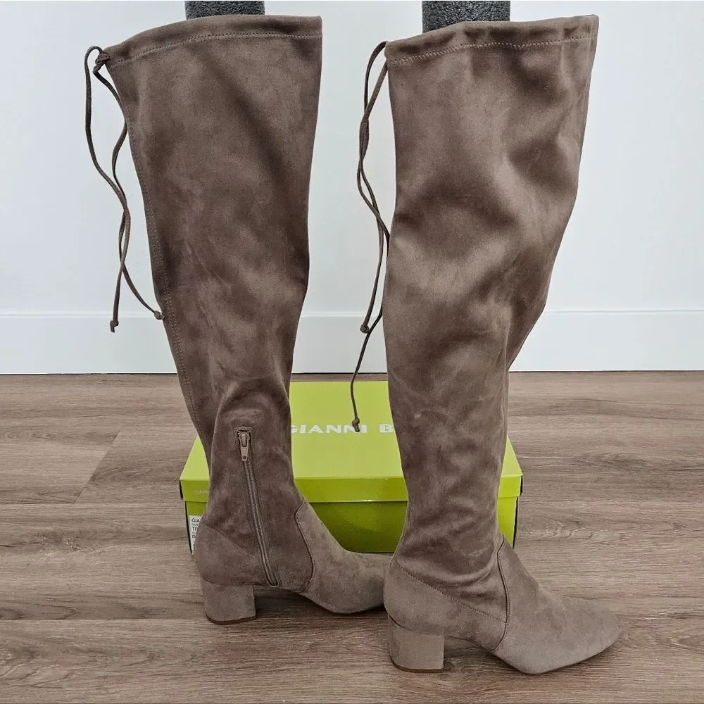 Gianni Bini Trillia Dusty Taupe Over-the-Knee Boots Size 7.5